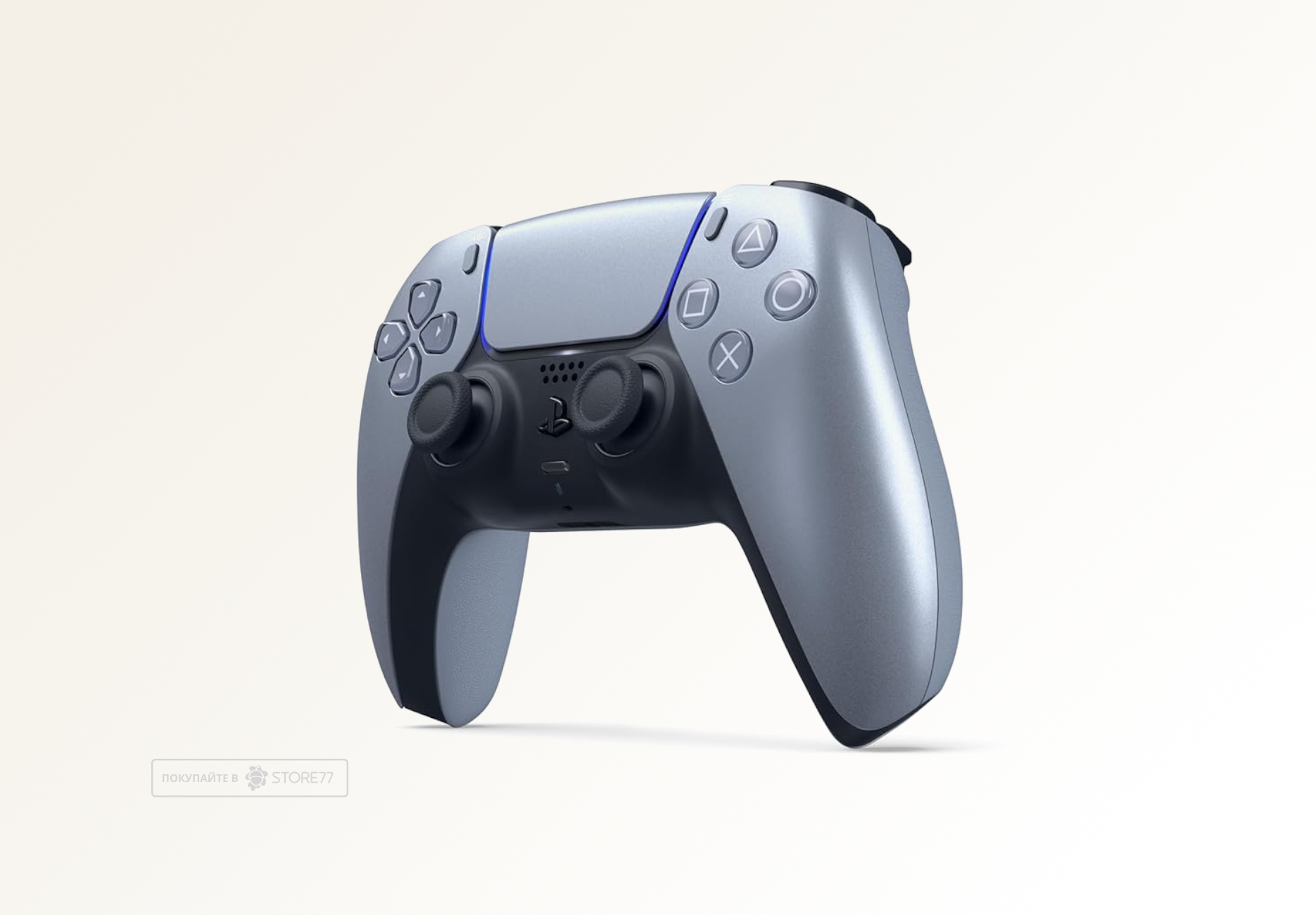Геймпад Sony DualSense для PlayStation 5 (PS5), цвет: серебристый (Sterling Silver)