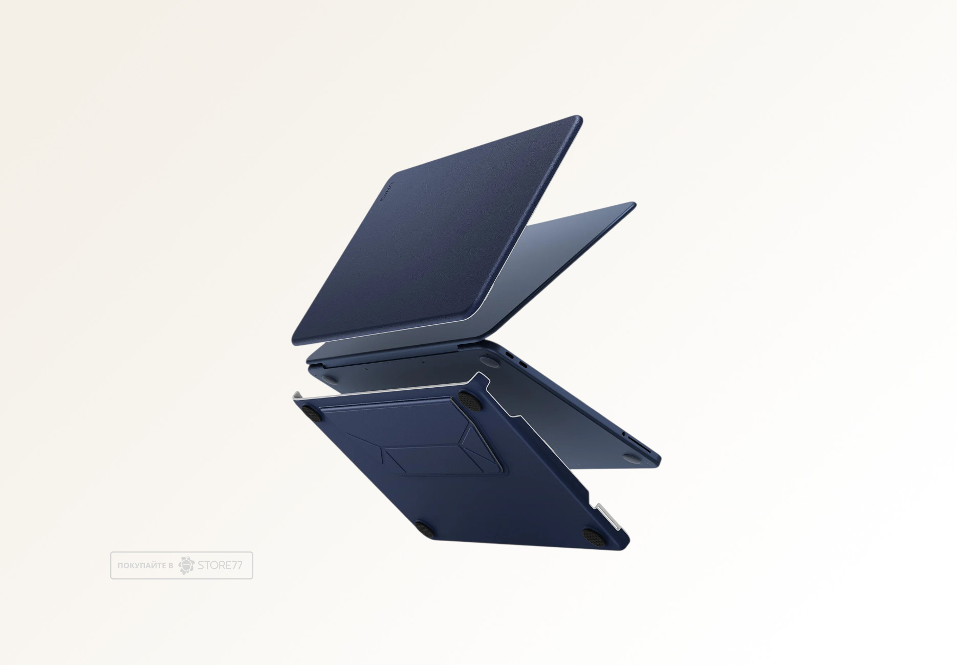 Накладка Uniq Lyden Versa для Macbook Neo 13 (2026) (Синяя)