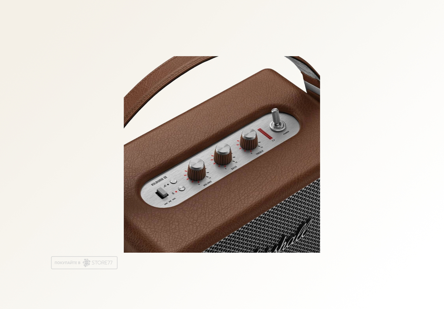 Портативная акустика Marshall KilBurn 3, цвет: коричневая (Brown)