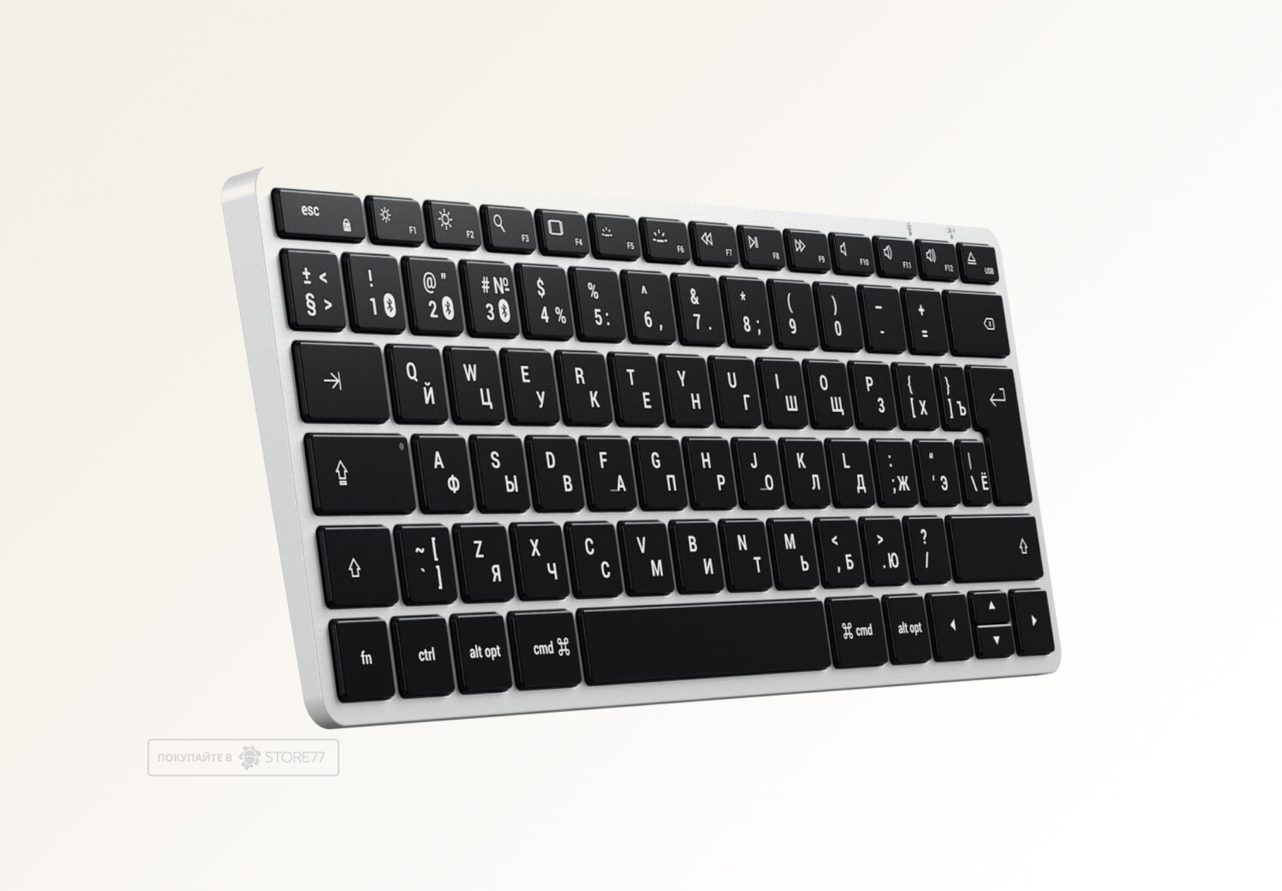 Клавиатура беспроводная Satechi Slim X1, Bluetooth (Серебристая)