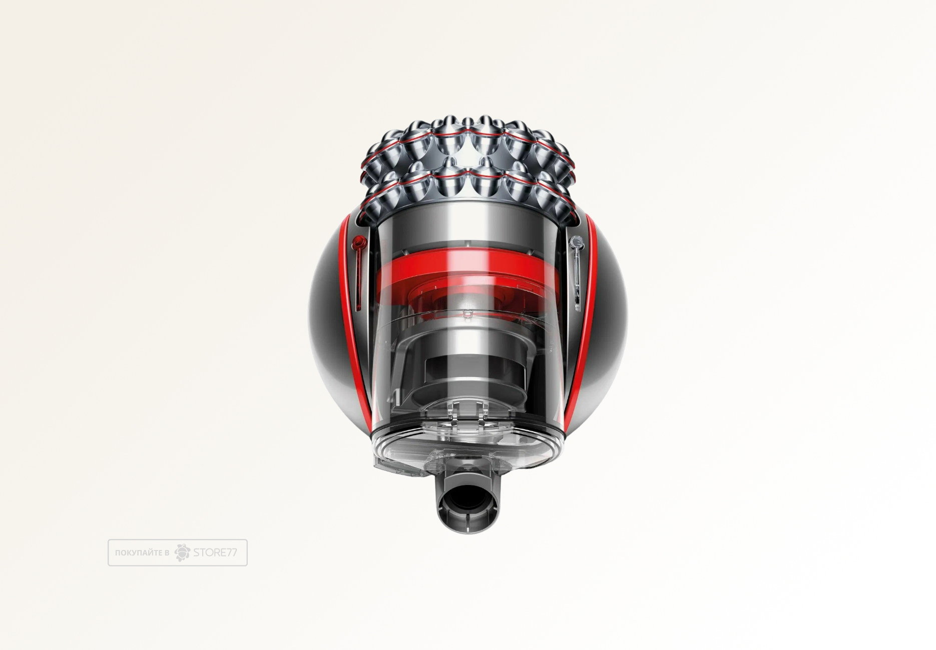 Пылесос Dyson Cinetic Big Ball Absolute 2 (Серый/Красный) Вилка EU