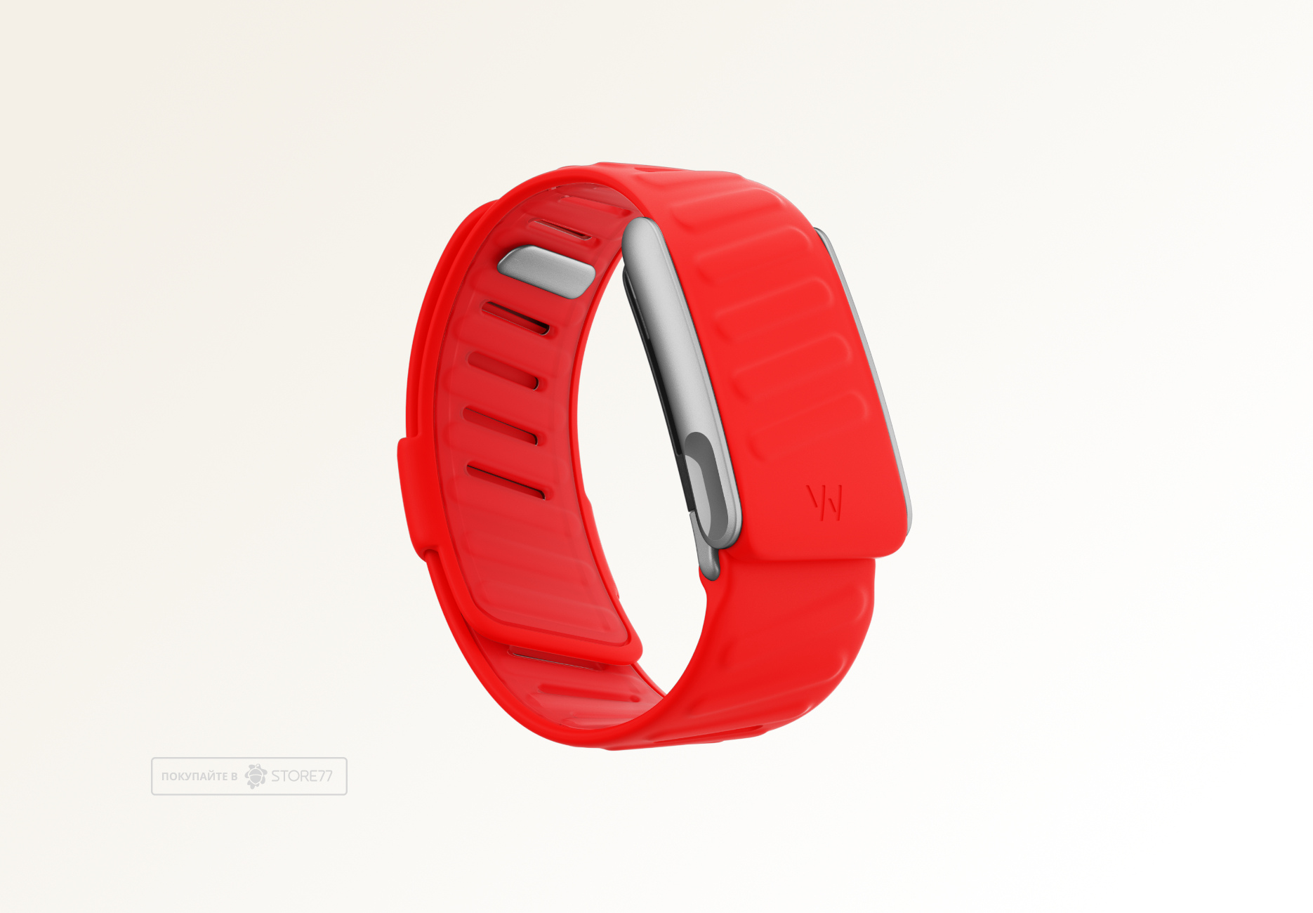 Ремешок силиконовый для браслета Whoop MG SportFlex, цвет: пламенно-красный (Fire)
