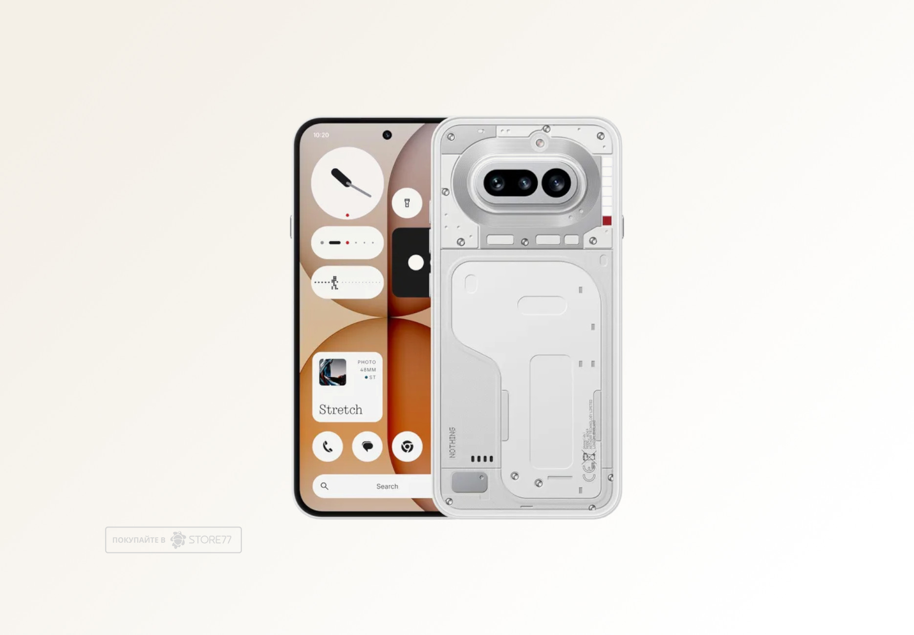 Телефон Nothing Phone (4a) 8/256 ГБ (Белый)