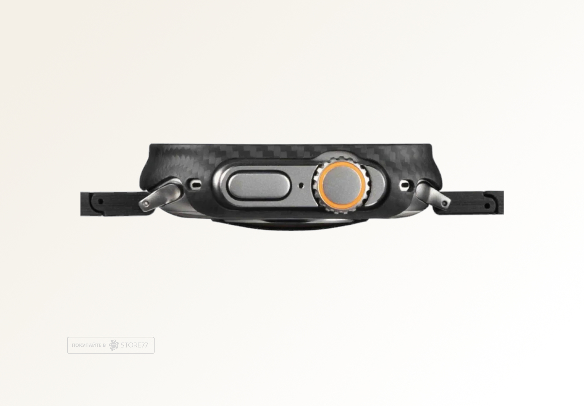 Чехол Pitaka Air Case для Apple Watch Ultra 49мм (Чёрно-серый)