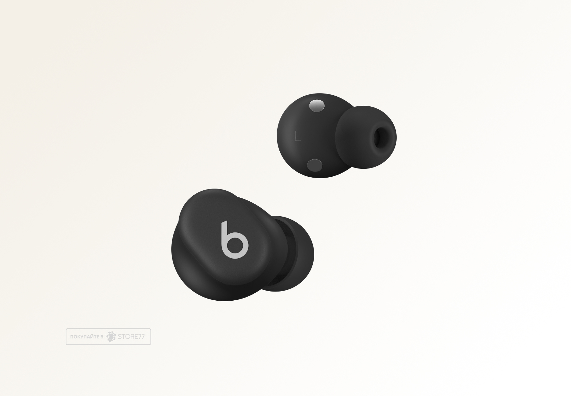Беспроводные наушники Beats Solo Buds, цвет: матовый черный (Matte Black)