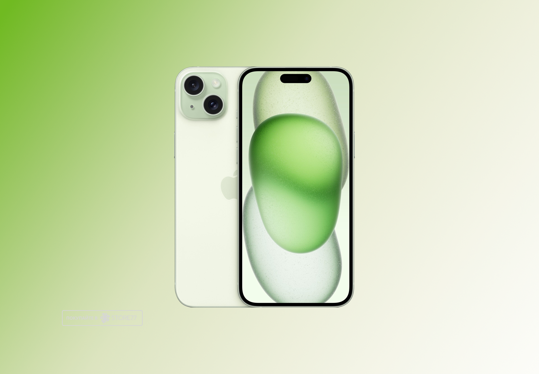 Телефон Apple iPhone 15 Plus 128 ГБ, цвет: зеленый (Green)