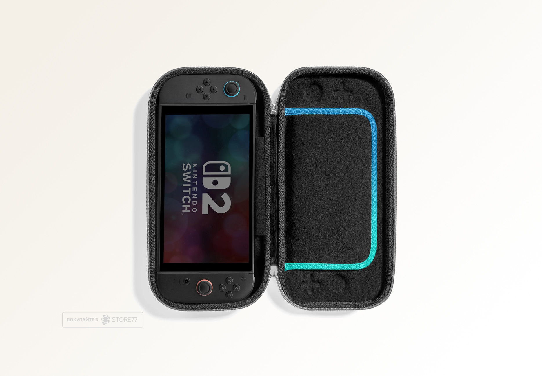Чехол Tomtoс Gaming для Nintendo Switch 2 (Голубой)