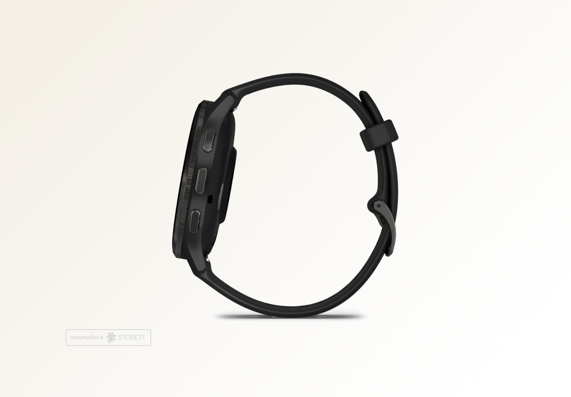 Умные часы Garmin VENU 3 45 мм, корпус: серый (Slate), с черным силиконовым ремешком (Black)