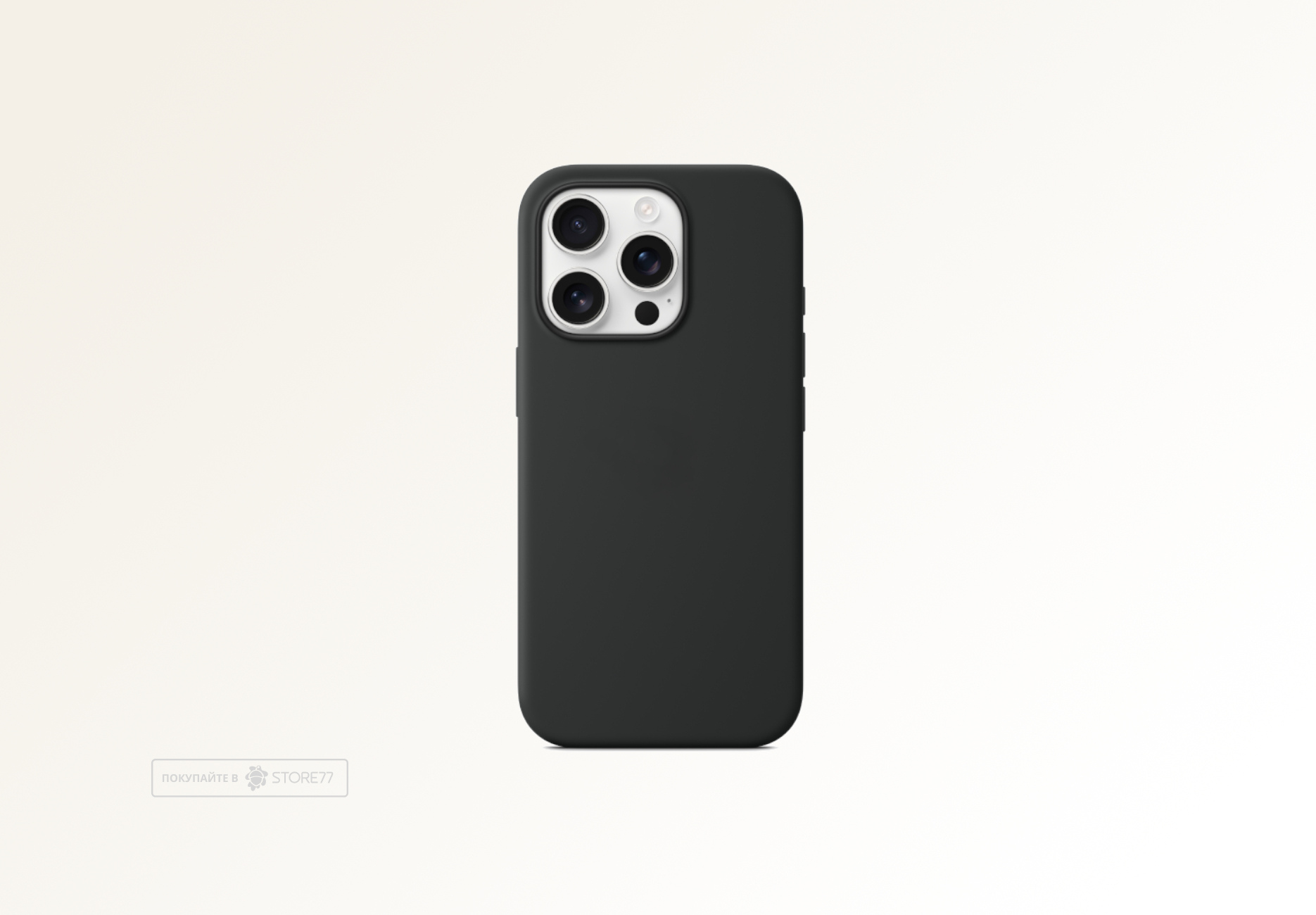 Чехол Тор силиконовый с поддержкой MagSafe для iPhone 16 Pro (Черный)