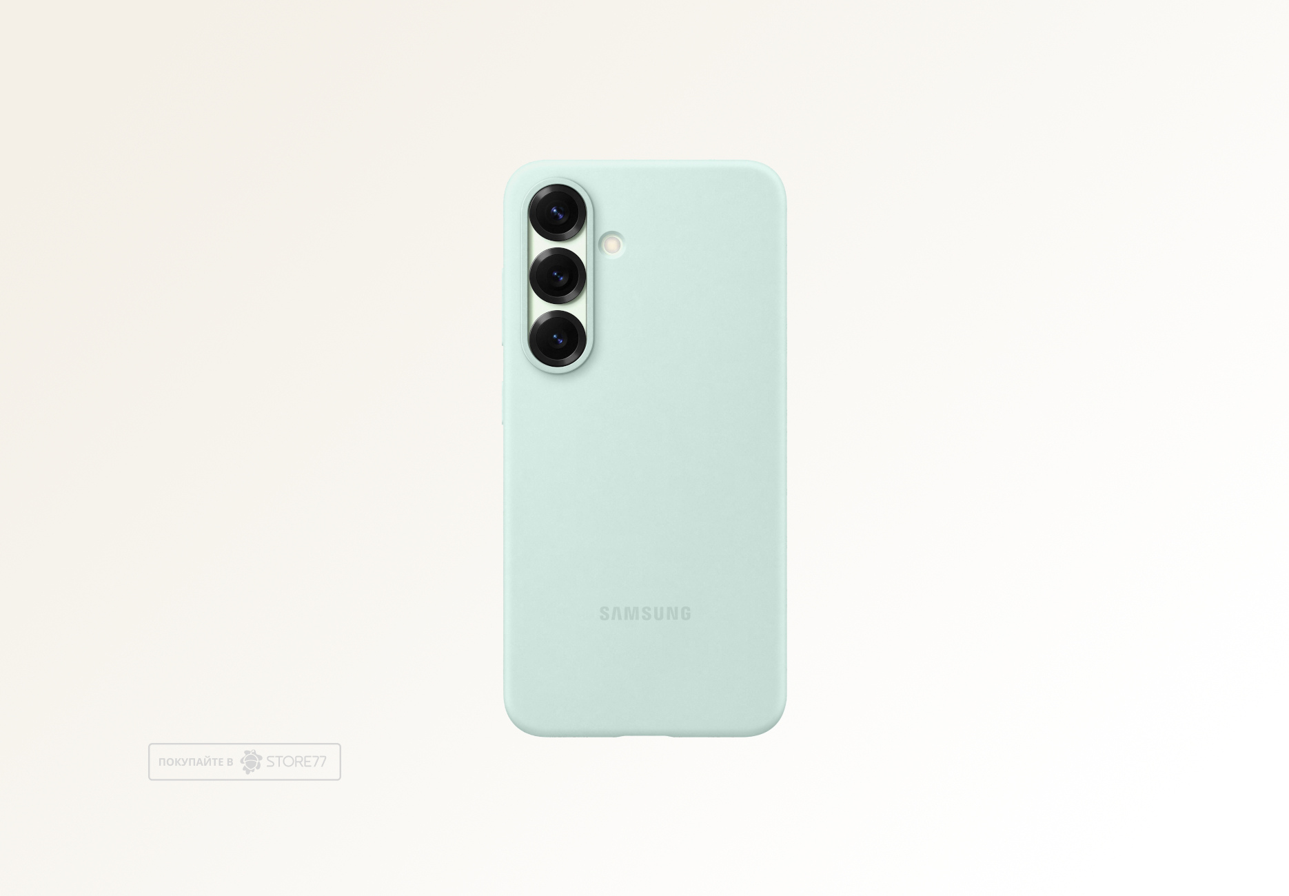 Чехол Samsung Silicone Case для Samsung Galaxy S25 (Мятный)