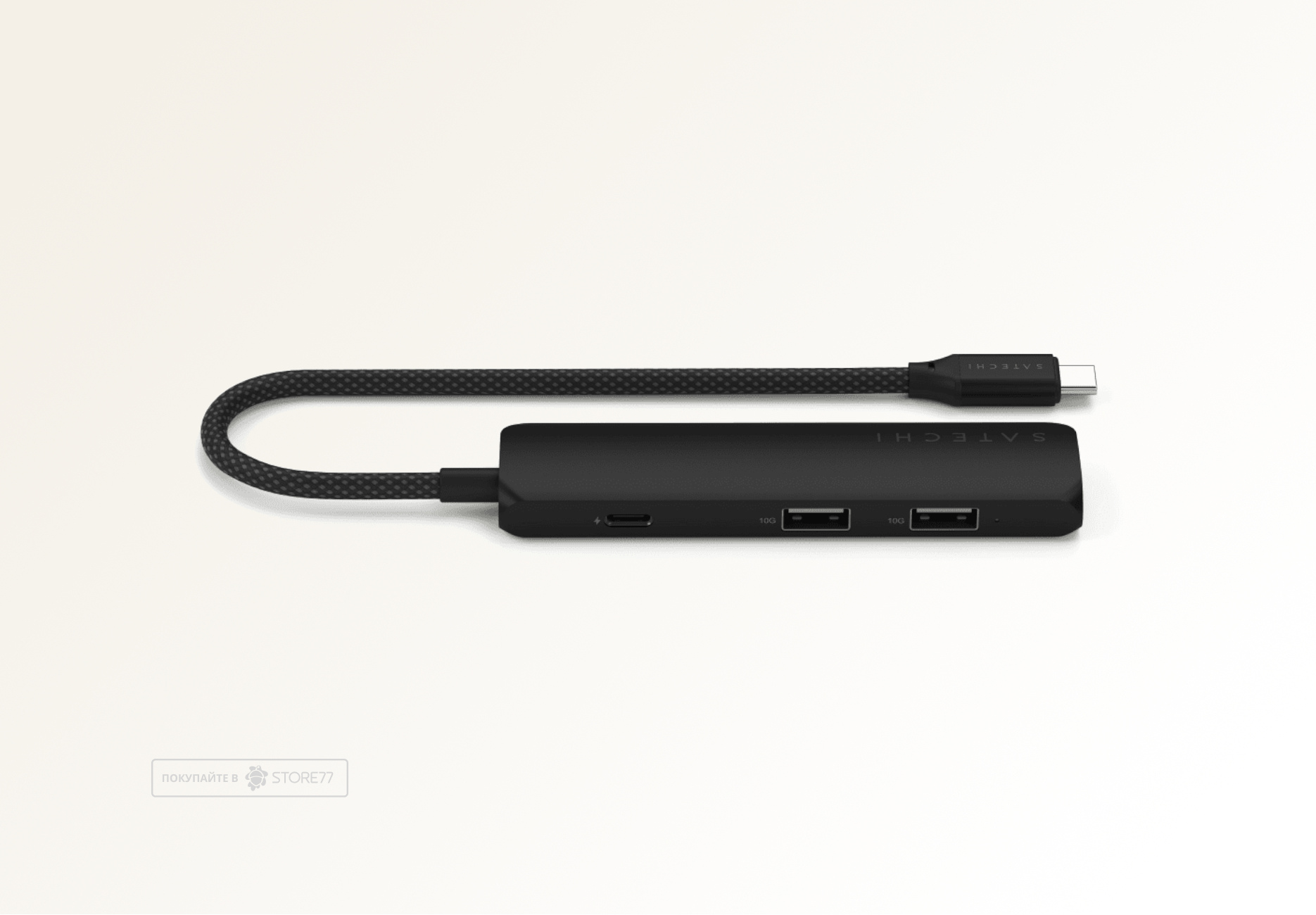 Переходник Satechi USB-C Slim Multiport 4-в-1 (Черный)