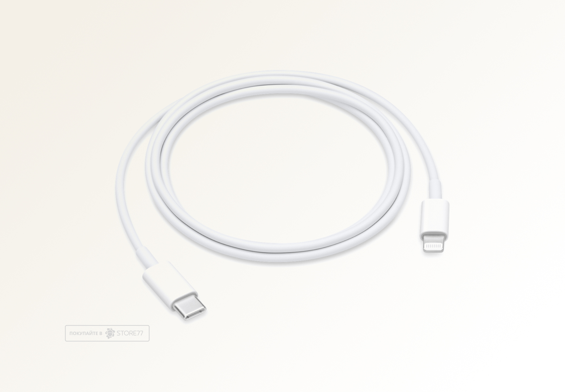 Кабель Apple USB-C - Lightning, 1.0 м (Белый)