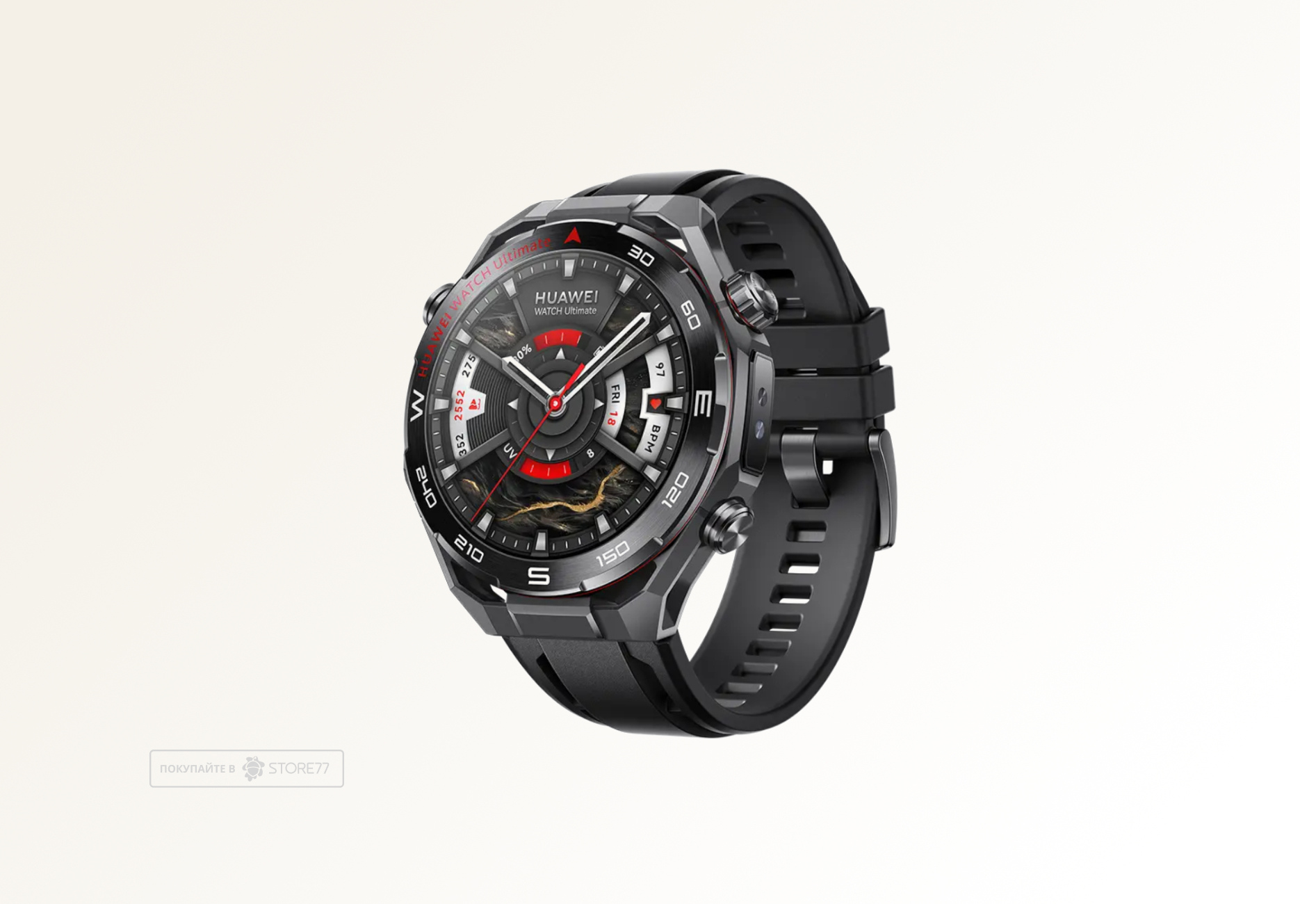 Умные часы Huawei Watch Ultimate 2 48 мм, цвет: черный (Black)