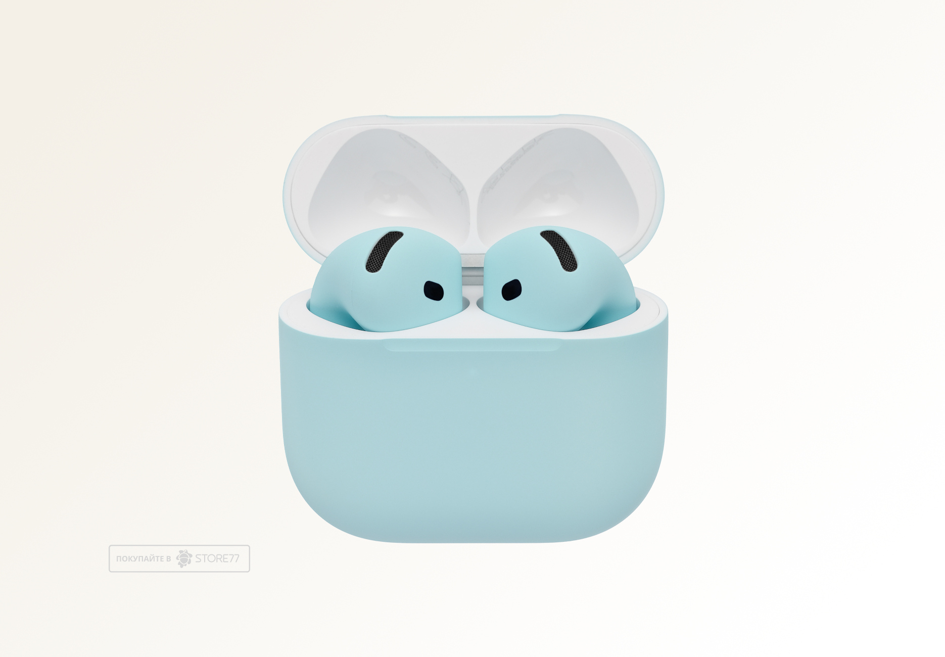 Беспроводные наушники Apple AirPods 4 (Небесно-голубой)