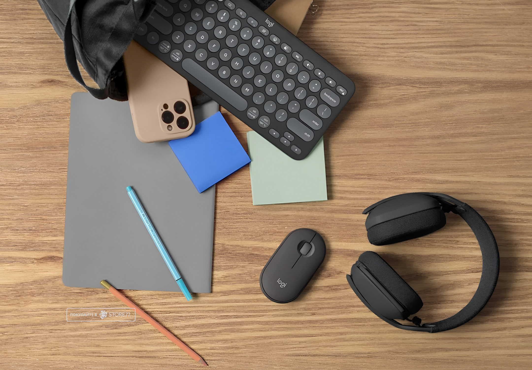 Беспроводная мышь Logitech Pebble 2 M350S (Графитовая)