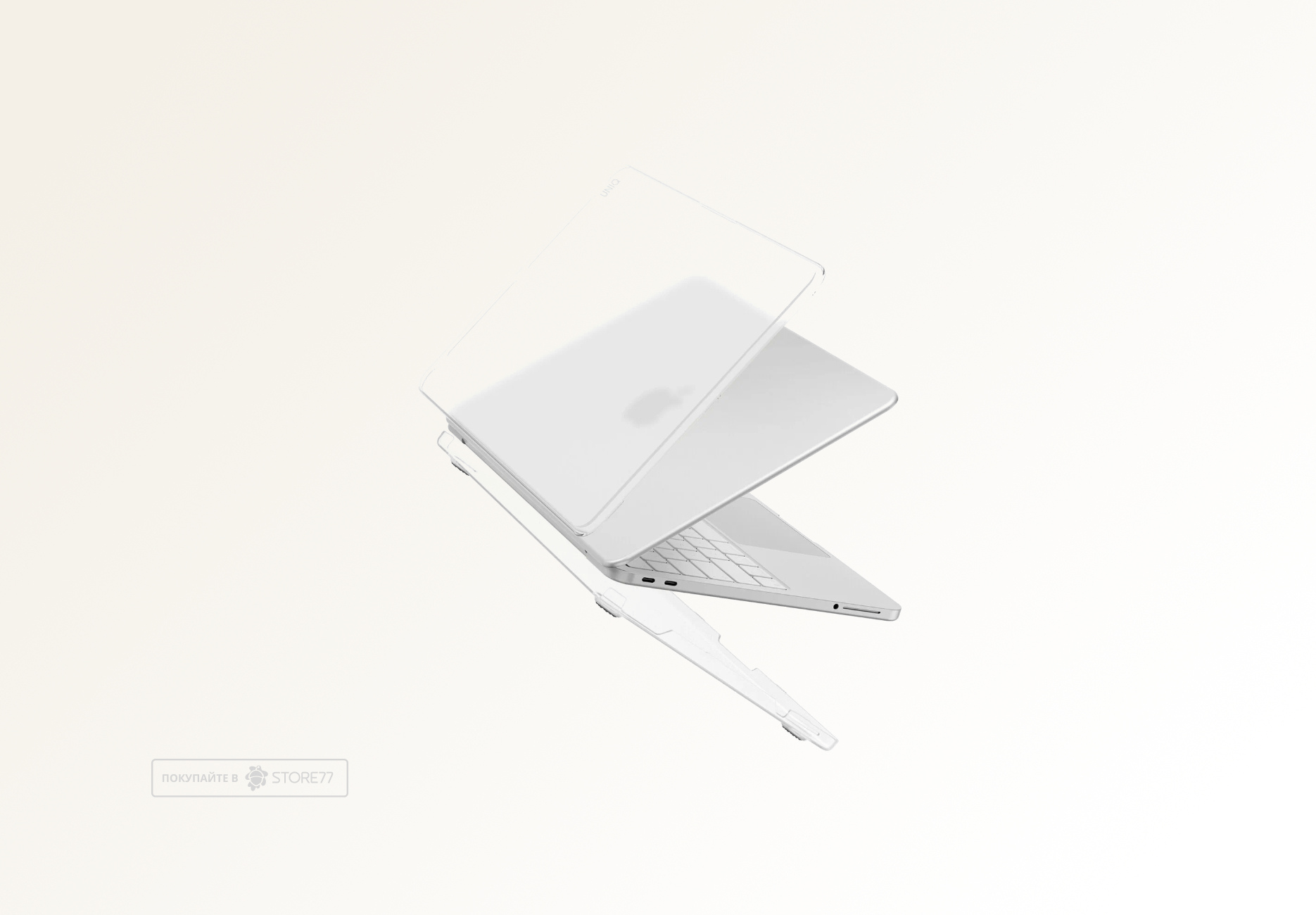 Накладка Uniq Claro для MacBook Neo 13" (Прозрачная матовая)
