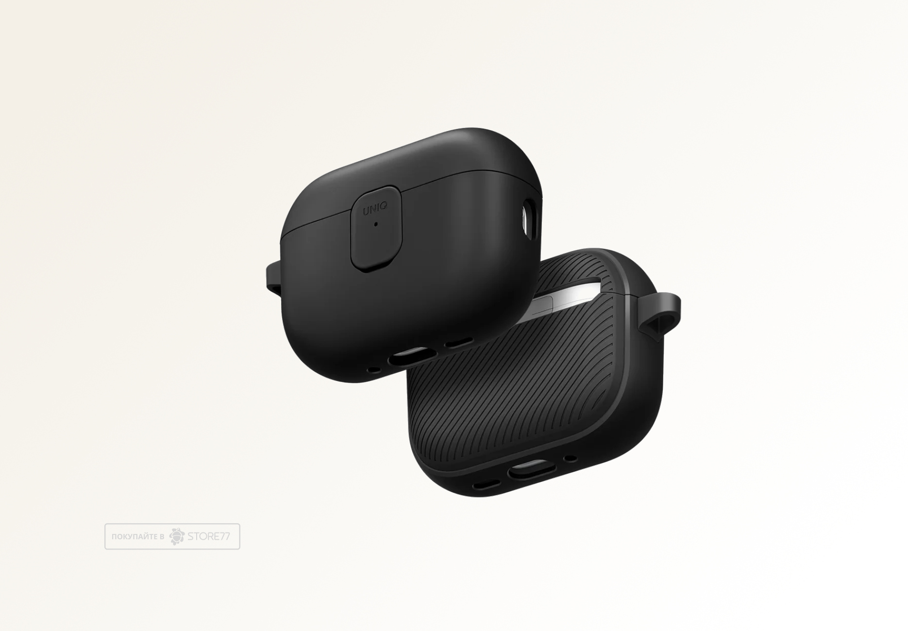 Чехол Uniq Clyde для AirPods Pro 3 (Черно/Серый)