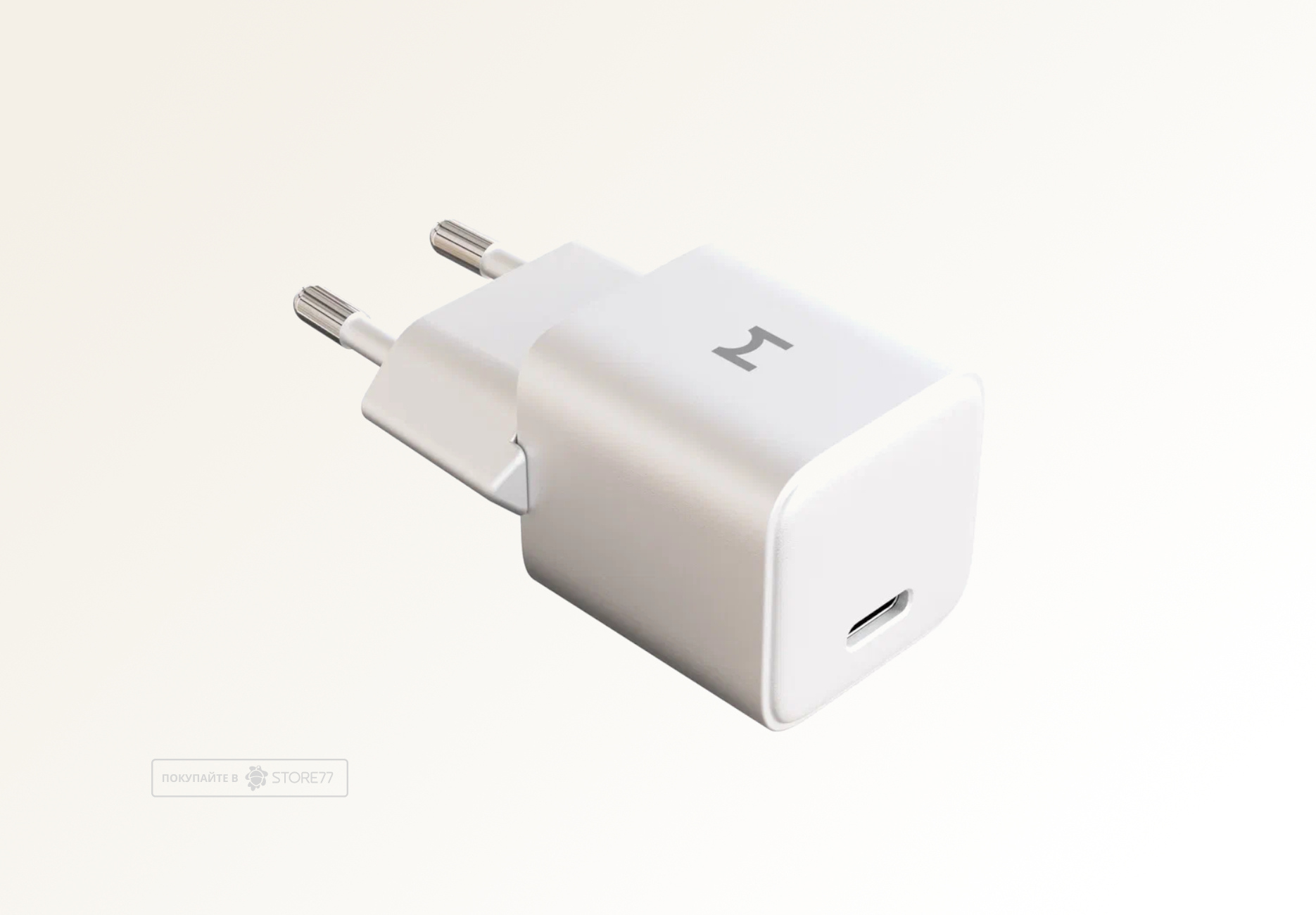 Сетевое зарядное устройство Magssory Nano 30 Вт Gan USB-С (Белое)