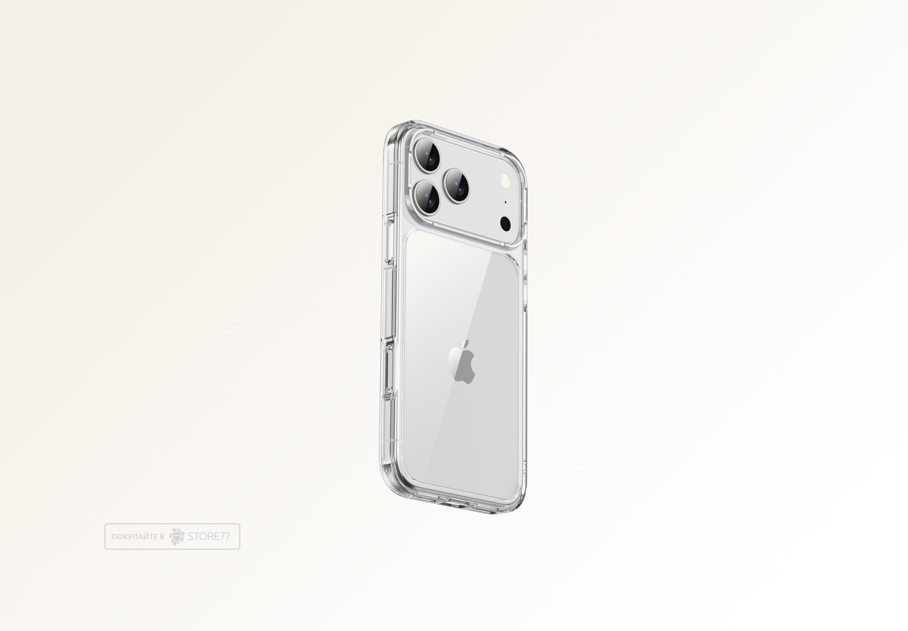 Чехол Gurdini Alba Series для iPhone 17 Pro (Прозрачный)