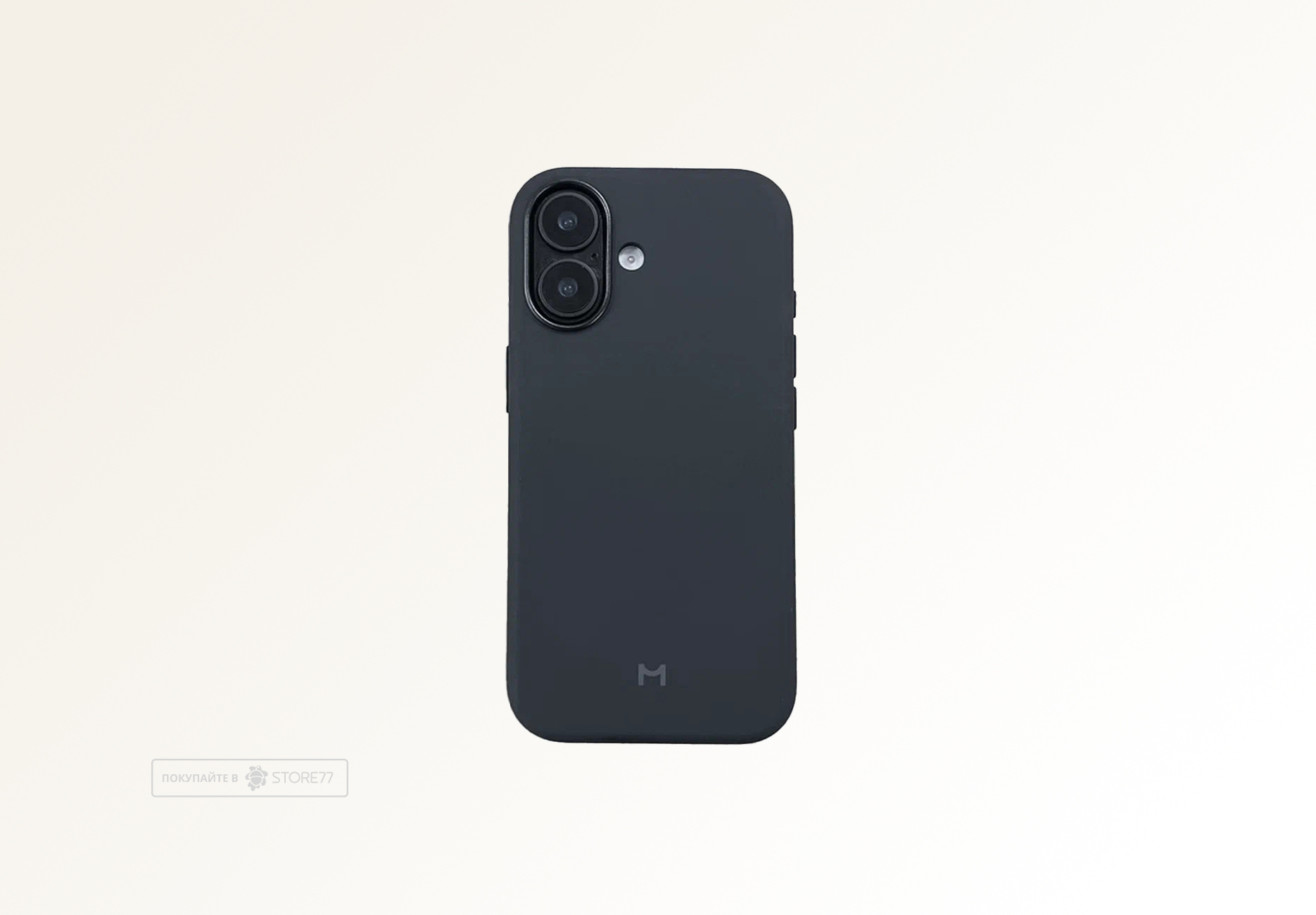 Чехол Magssory Silicone Case с поддержкой MagSafe для iPhone 17 (Черный)