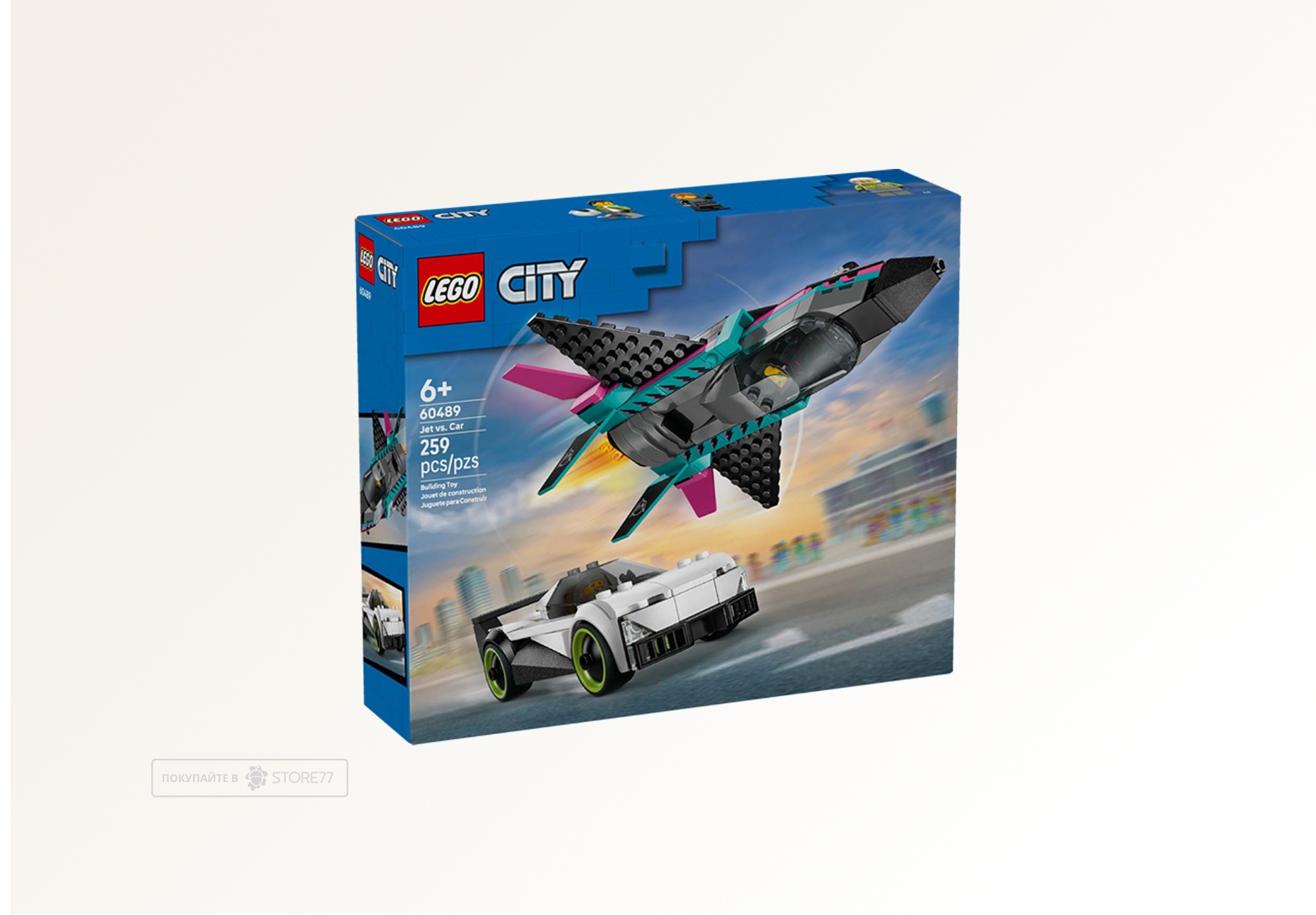 Конструктор LEGO City 60489 Самолёт против автомобиля