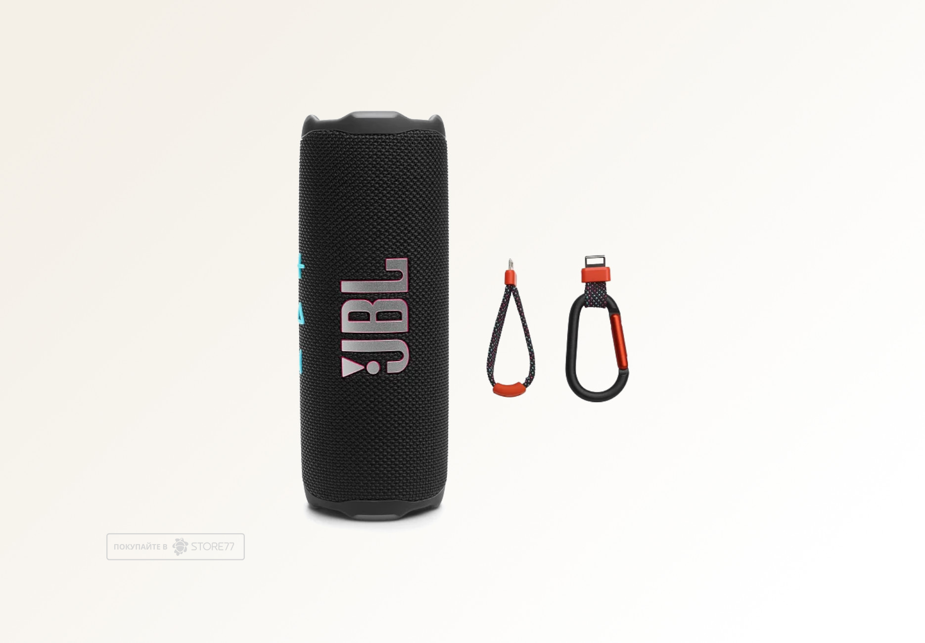 Портативная акустика JBL Flip 7 (Черная/Оранжевая)