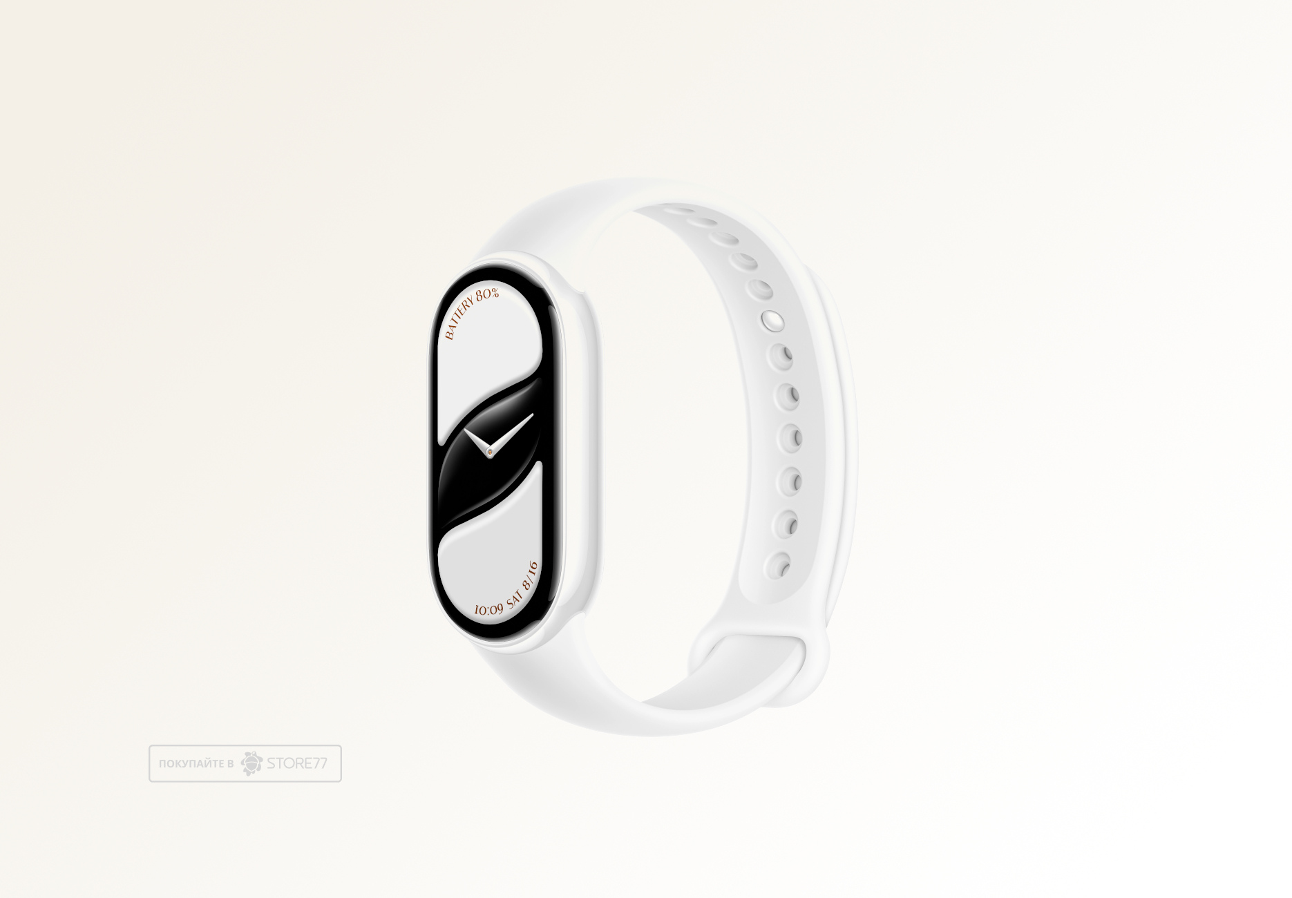 Фитнес-браслет Xiaomi Smart Band 10 Ceramic Edition, цвет: белый перламутр (Pearl White)