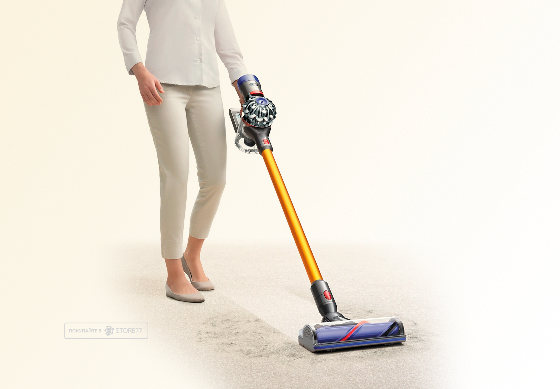 Беспроводной пылесос Dyson V8 Absolute (Золотой/Никель)