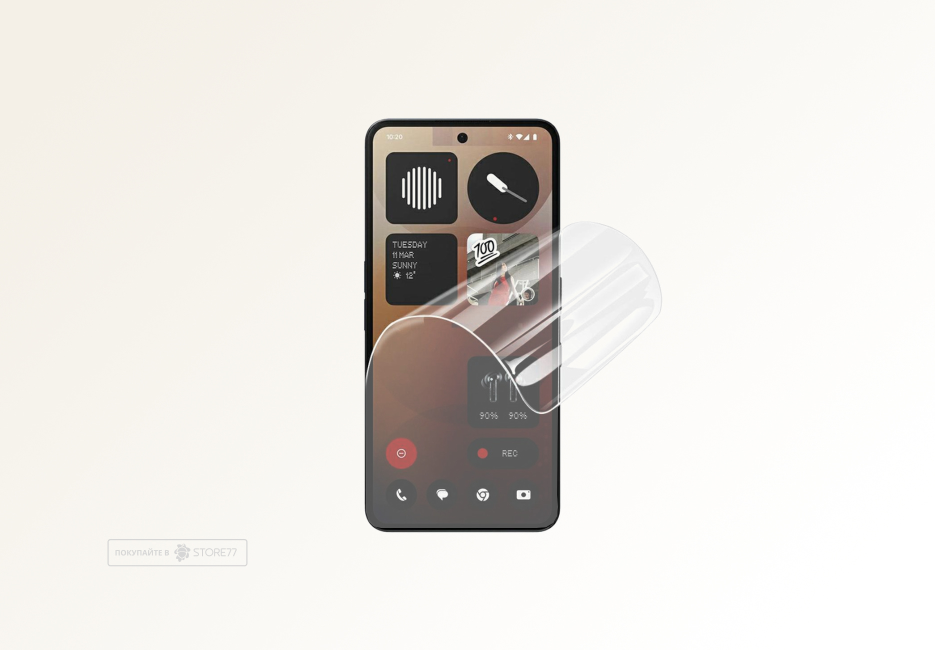 Защитная пленка для Nothing Phone (3a) Pro (Матовая)