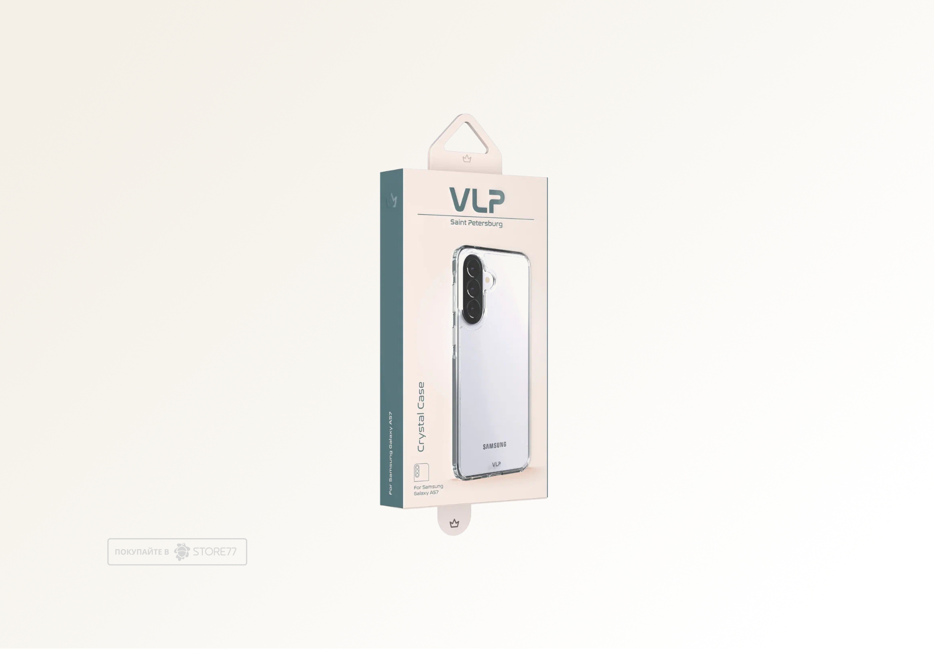 Чехол защитный VLP Crystal Case для Samsung Galaxy A57 (Прозрачный)