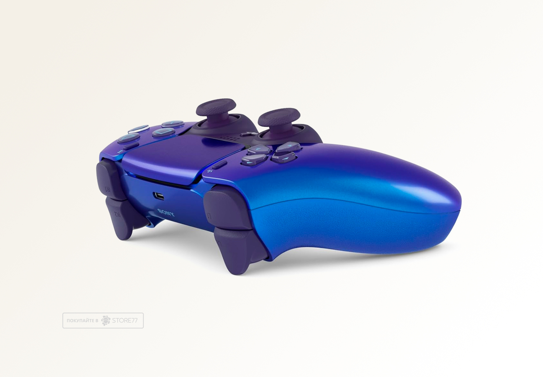 Геймпад Sony DualSense для PlayStation 5 (PS5), цвет: синий хром (Chroma Indigo)