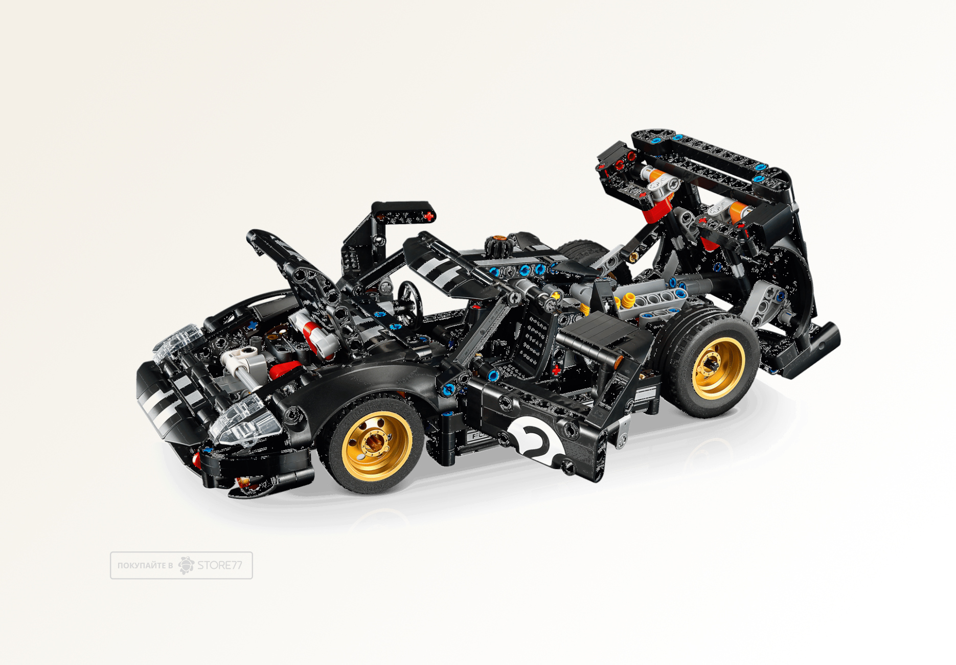 Конструктор LEGO Technic 42223 Гоночный автомобиль Ford GT40 MKII 1966