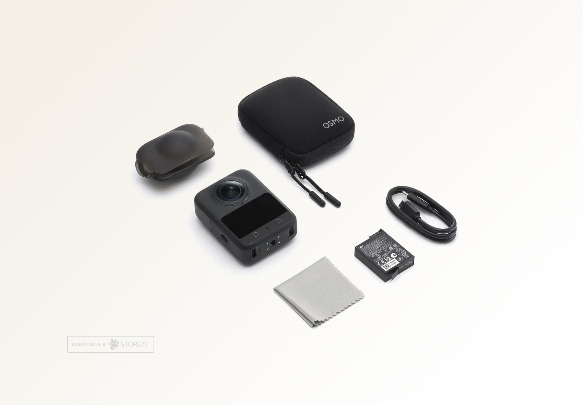 Экшн-камера DJI Osmo 360 Standard Combo, цвет: черный (Black)