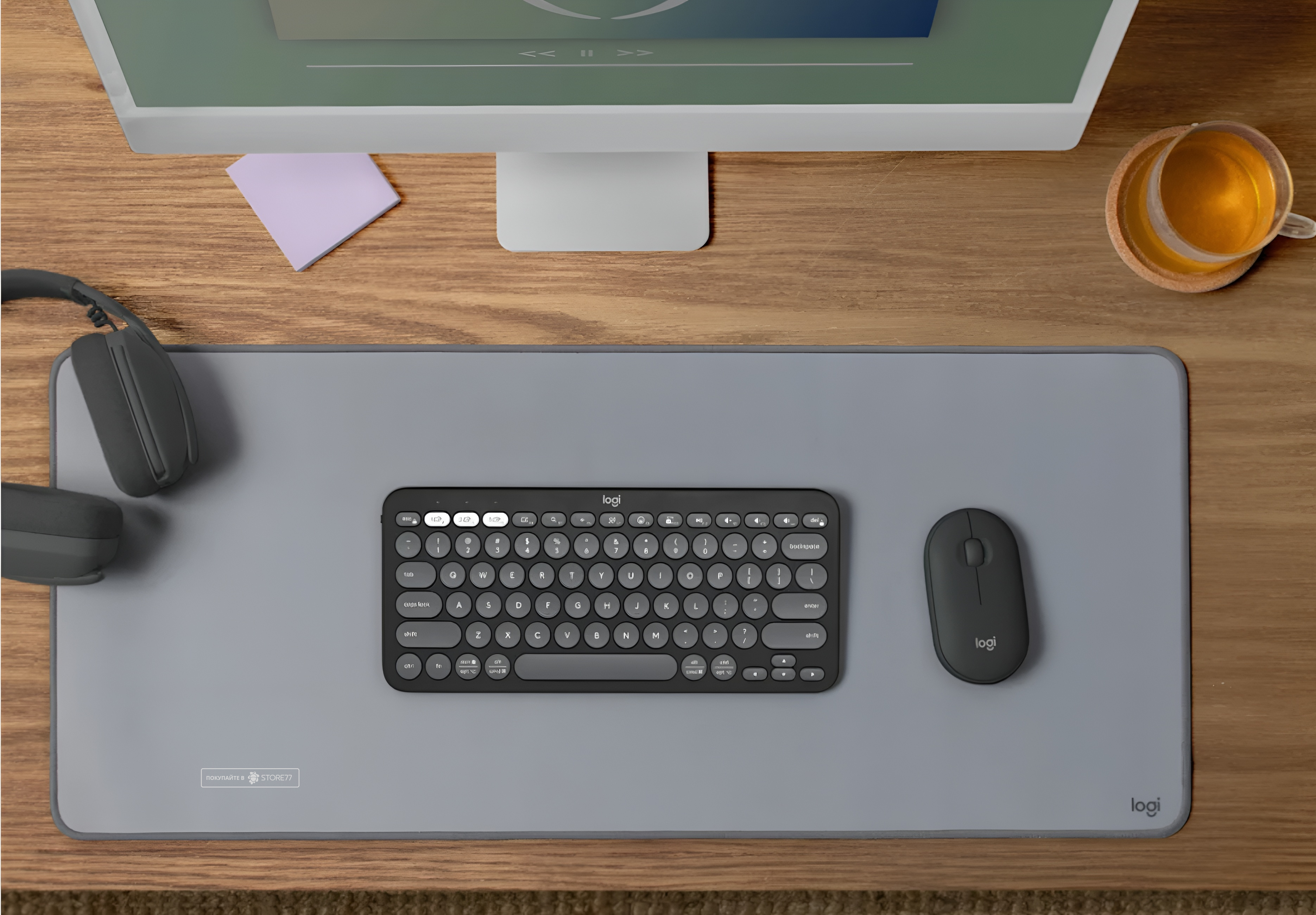 Беспроводная мышь Logitech Pebble 2 M350S (Графитовая)