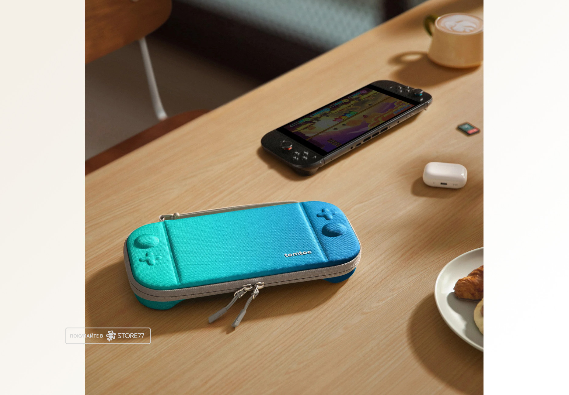 Чехол Tomtoс Gaming для Nintendo Switch 2 (Голубой)