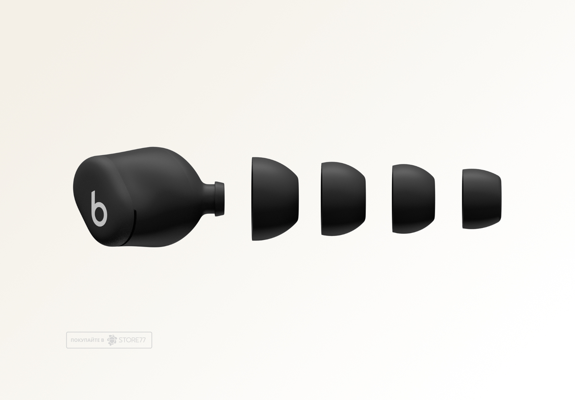 Беспроводные наушники Beats Solo Buds, цвет: матовый черный (Matte Black)