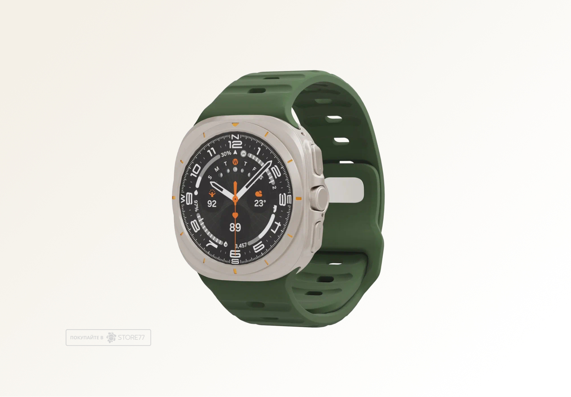 Ремешок VLP Pulse для Samsung Galaxy Watch Ultra 47 мм (Зеленый)