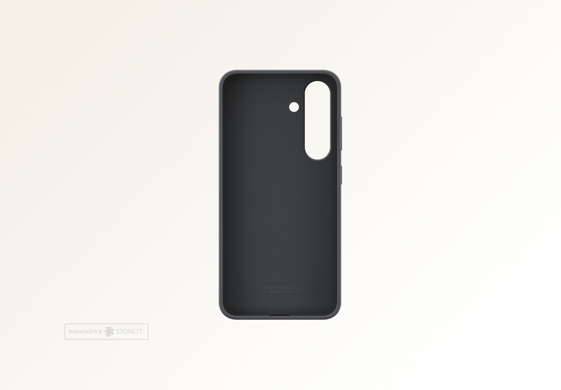 Чехол Samsung Silicone Case для Samsung Galaxy S25 (Черный)