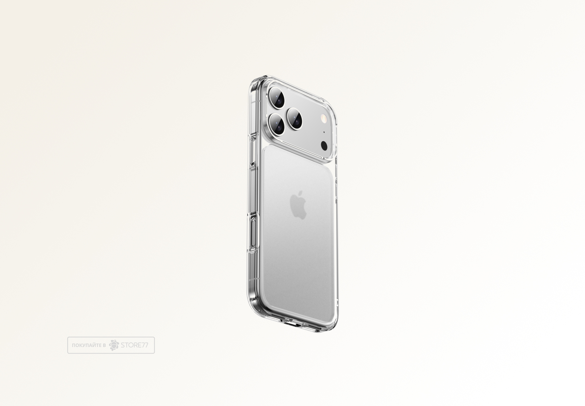Чехол Gurdini Alba Series для iPhone 17 Pro (Белый матовый)