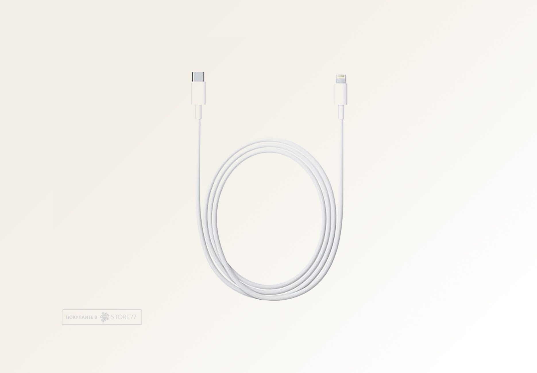 Кабель Apple USB-C - Lightning, 1.0 м (Белый)