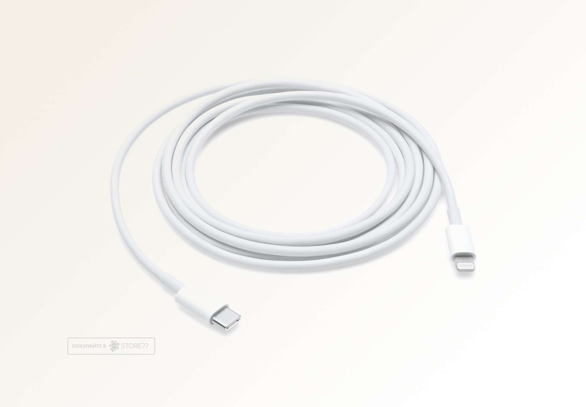 Кабель Apple USB-C - Lightning, 2.0 м (Белый)