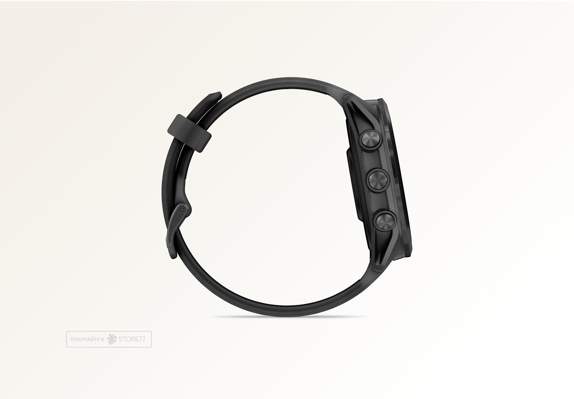 Умные часы Garmin FORERUNNER 570 47 мм, корпус: серый (Slate Gray), с черным силиконовым ремешком
