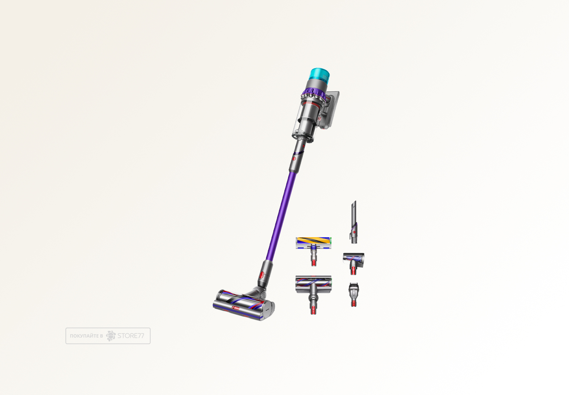 Беспроводной пылесос Dyson Gen5 Detect Absolute SV23 (Фиолетовый/Никель)