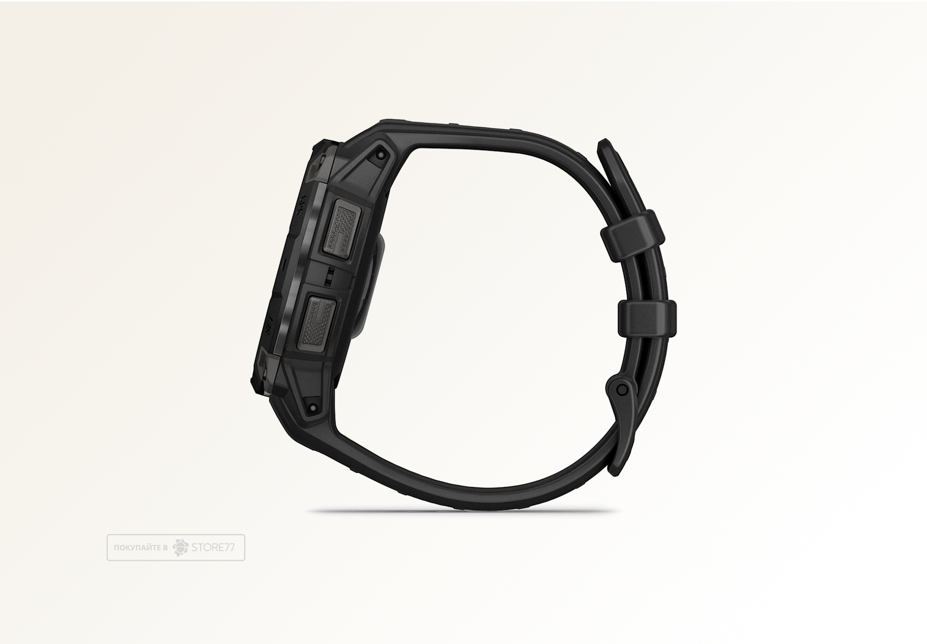 Умные часы Garmin INSTINCT 3 45 мм AMOLED, корпус: черный, с черным силиконовым ремешком (Black)