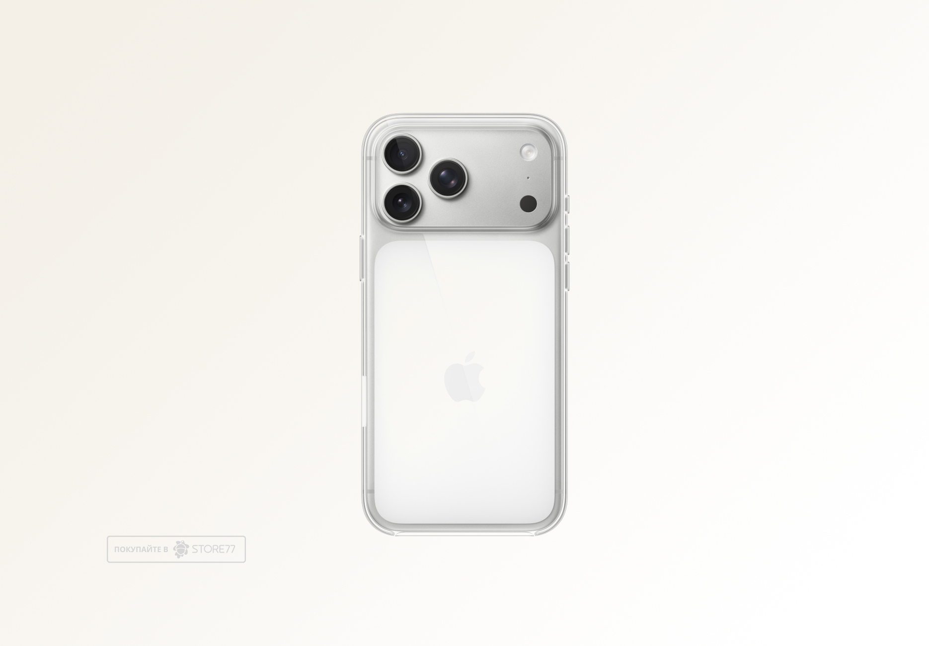 Чехол Apple Clear Case с поддержкой MagSafe для iPhone 17 Pro, цвет: прозрачный (Clear)