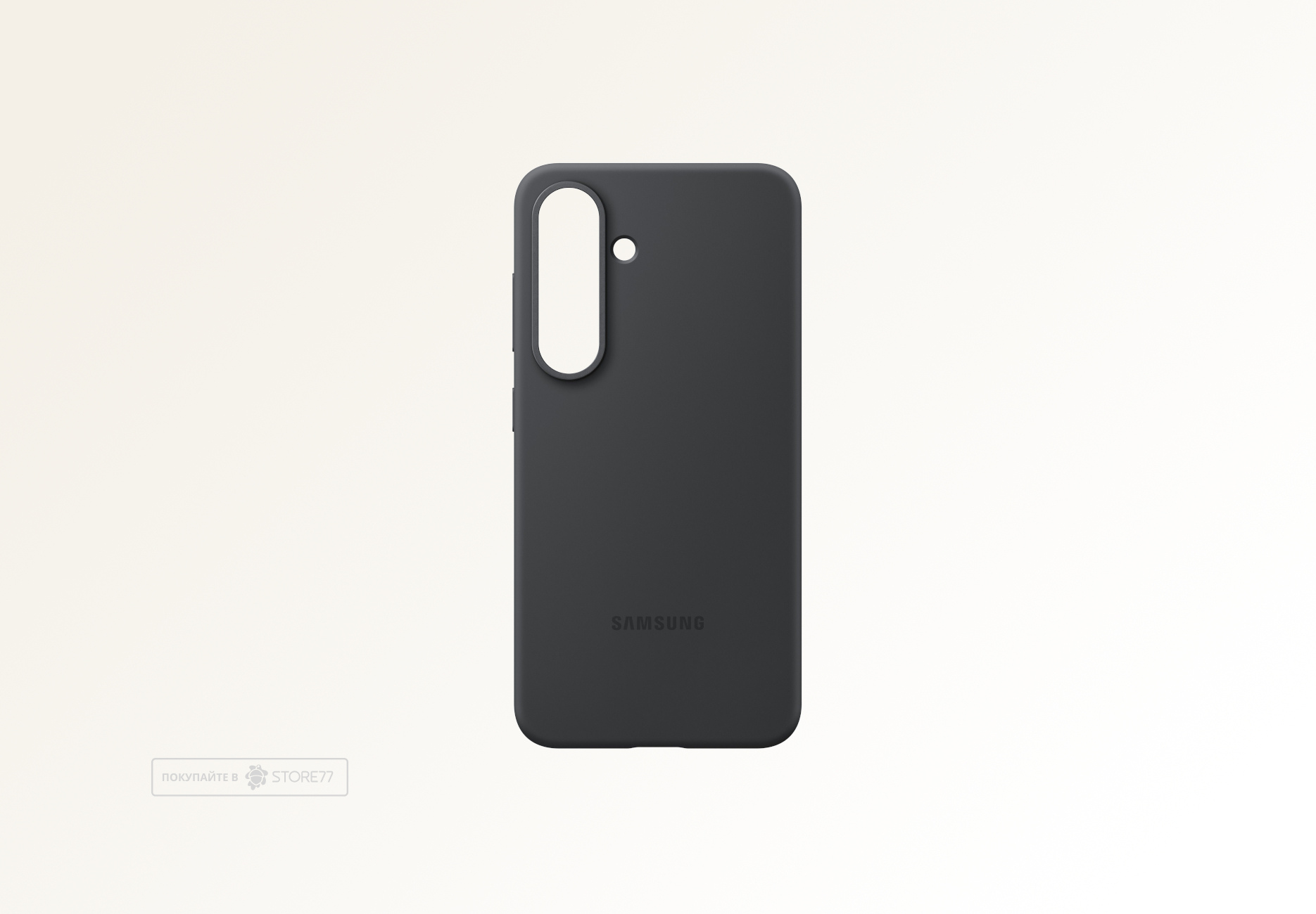 Чехол Samsung Silicone Case для Samsung Galaxy S25 (Черный)