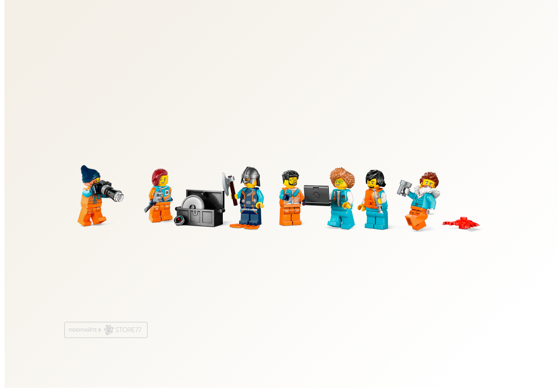 Конструктор LEGO City 60368 Корабль арктического исследователя