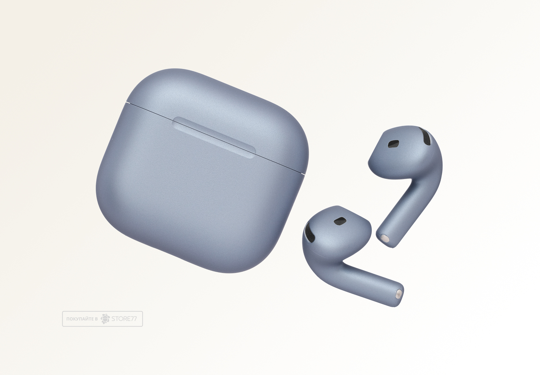Беспроводные наушники Apple AirPods 4 с шумоподавлением (Темно-голубой)