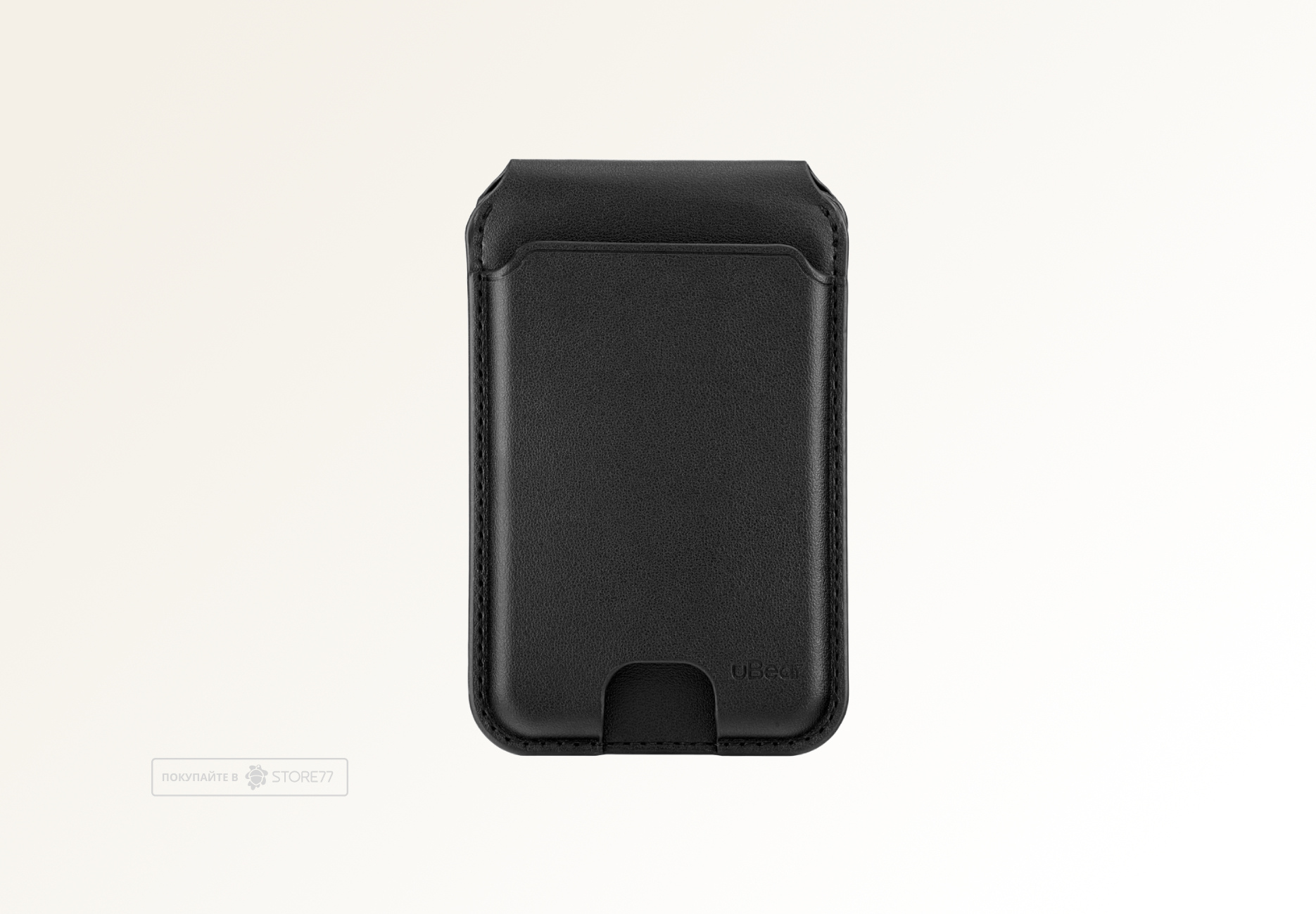 Картхолдер uBear Fold с MagSafe и Find My (Черный)