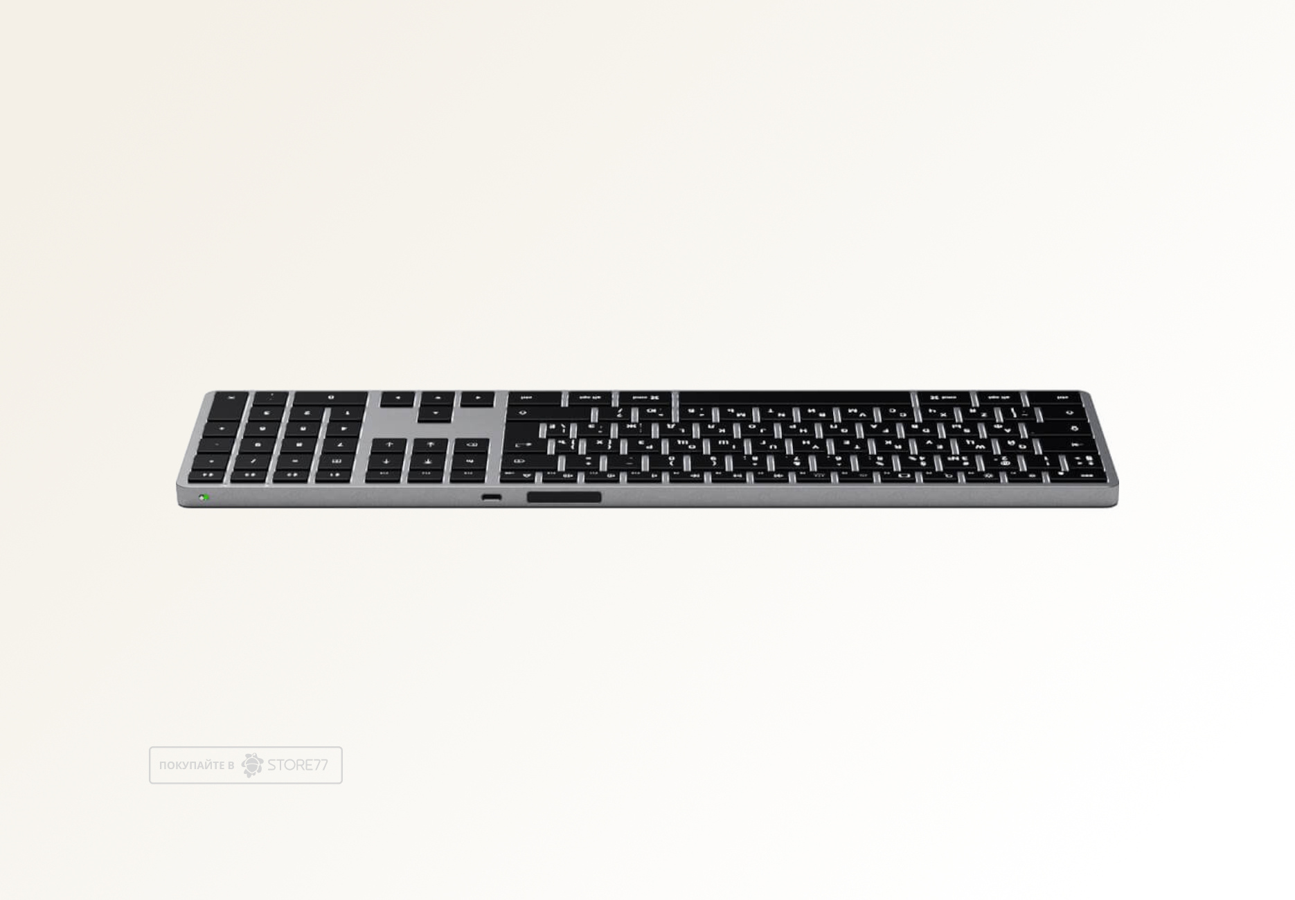 Клавиатура беспроводная Satechi Slim X3 Bluetooth (Серый космос)
